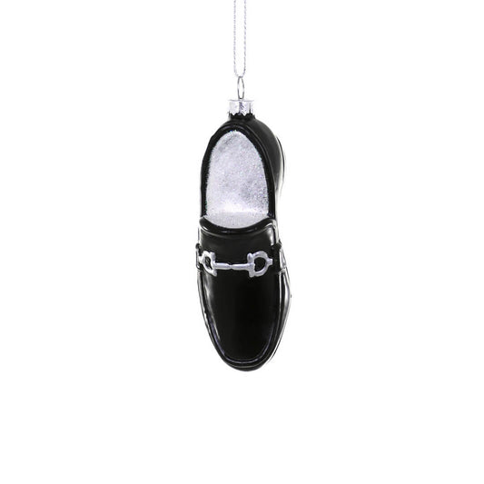 PRESALE: Black Loafer Ornament 4.25"