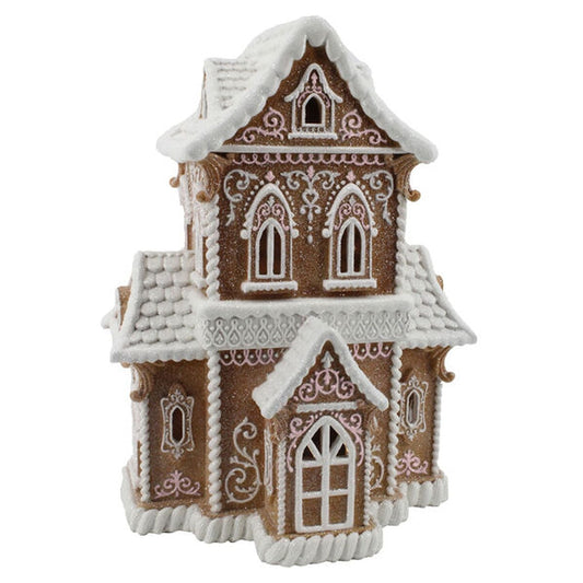 December Diamonds Gingerbread Victorian House With Led