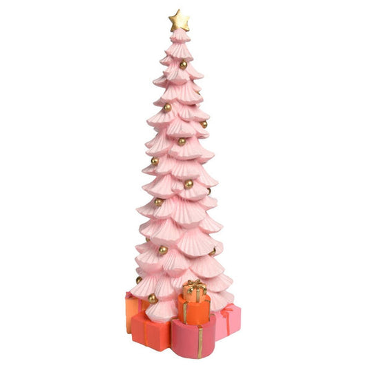 December Diamonds Pink Christmas - Pink Tree With Gifts.
