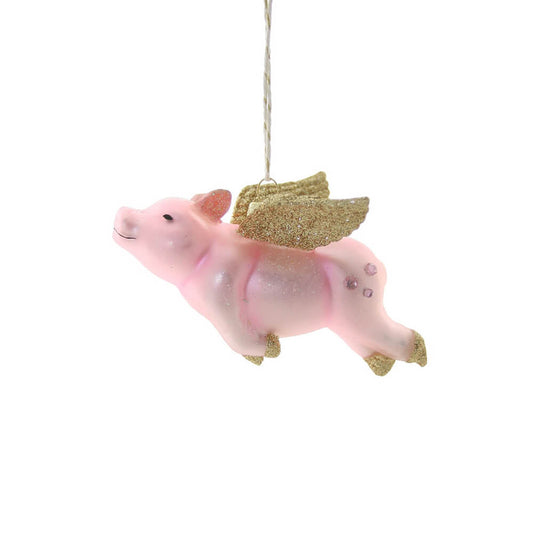 PRESALE: Flying Pig Ornament 4"