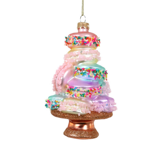 Plated Macarons Ornament 6.25"