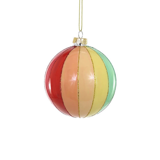 PRESALE: Rainbow Hue Bauble Ornament 2.75"